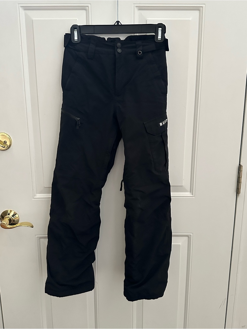 Burton kids Black Snow Cargo Pants size M